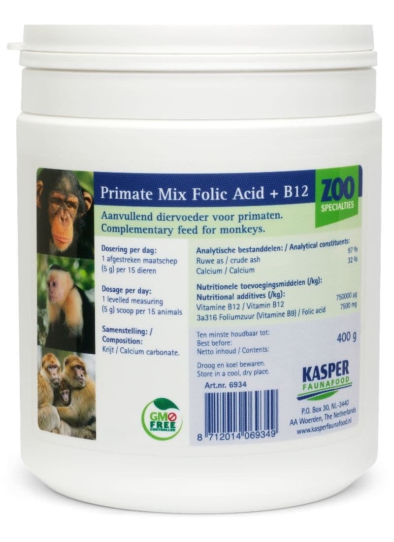 Primate Mix Folin+B12
