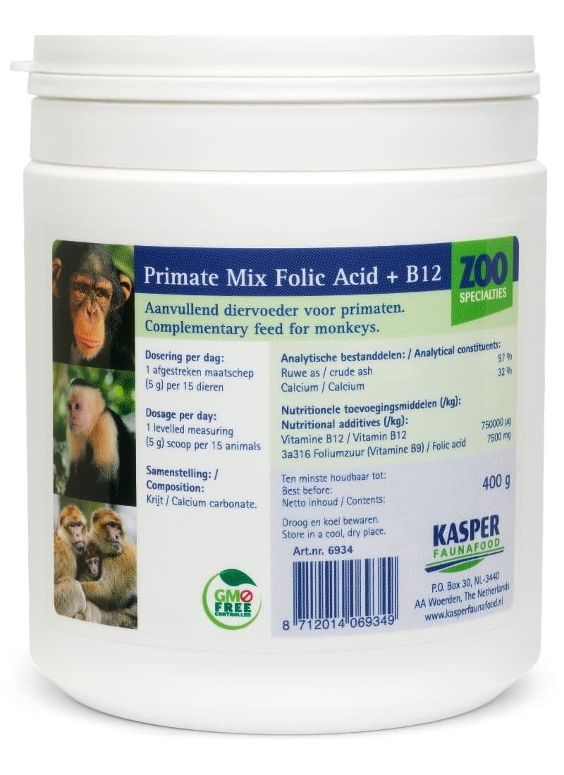 Primate Mix Folin+B12